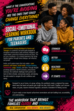 Load image into Gallery viewer, 10 Social-Emotional Learning Workbooks For Parents and Teens Workbooks
