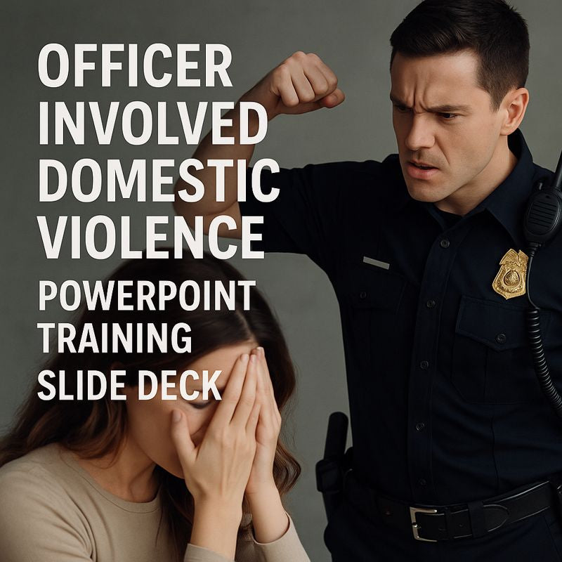 Officer Involved Domestic Violence PowerPoint Training