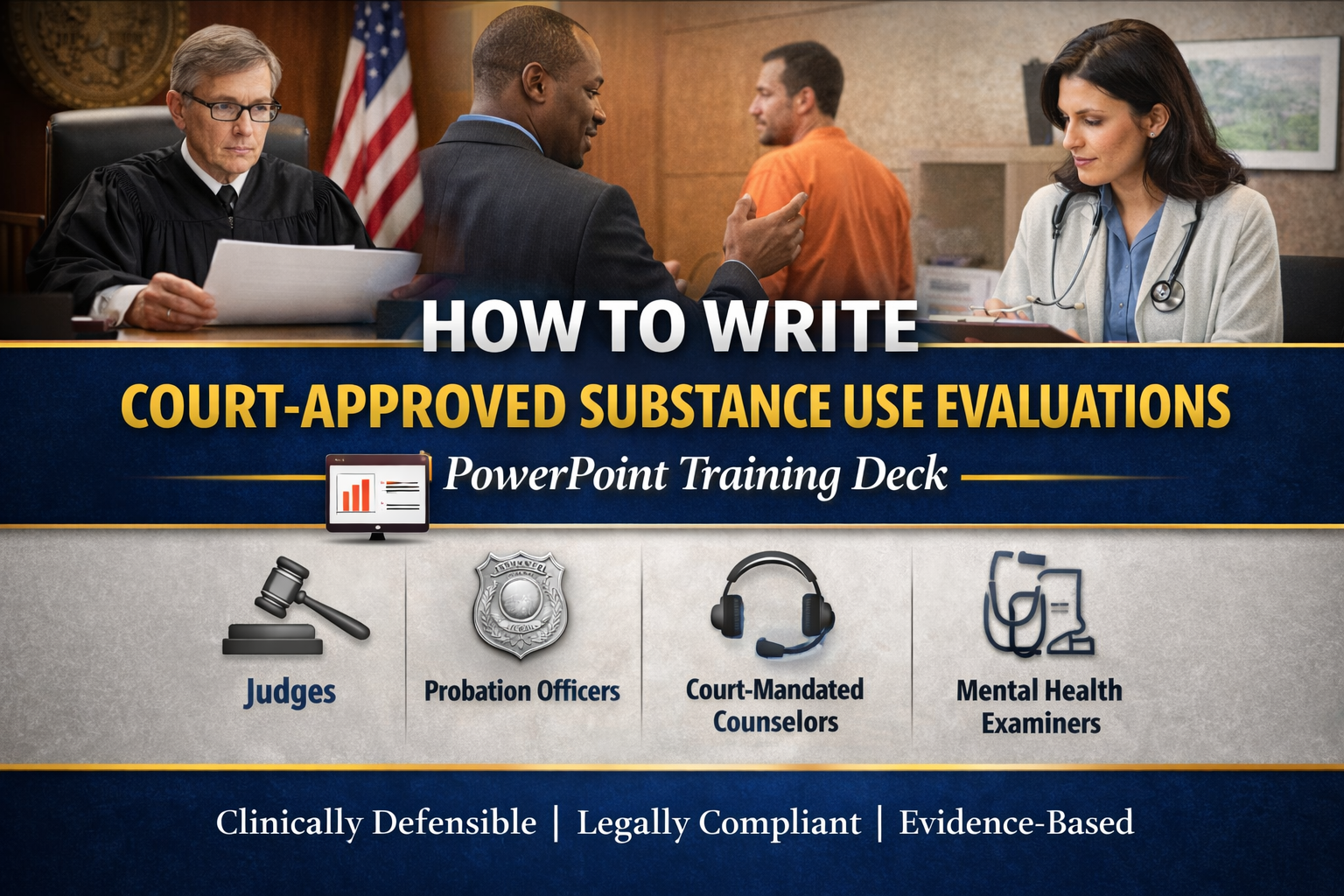 How to Write Court-Approved Substance Use Evaluations PowerPoint Deck