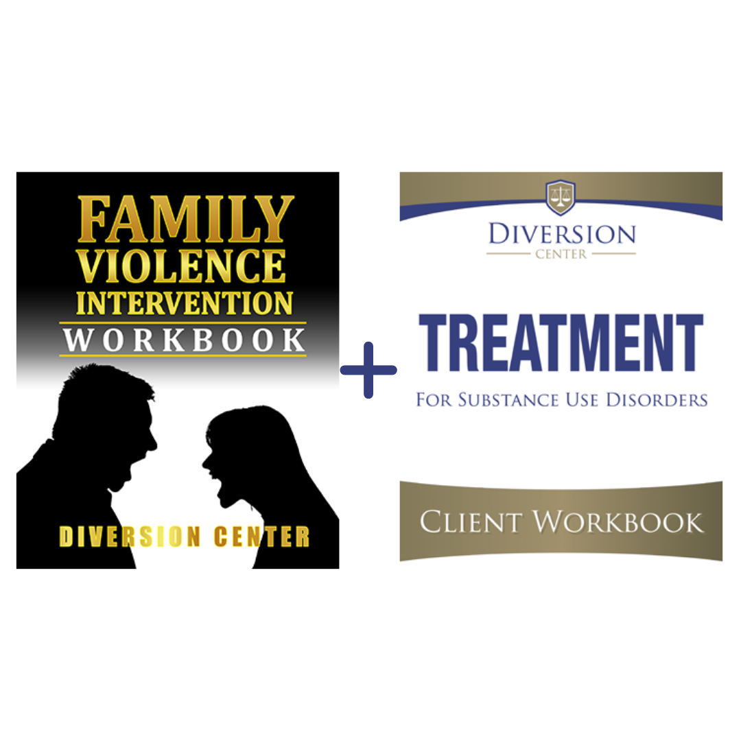Family Violence + Substance Use Disorders Workbook Bundle
