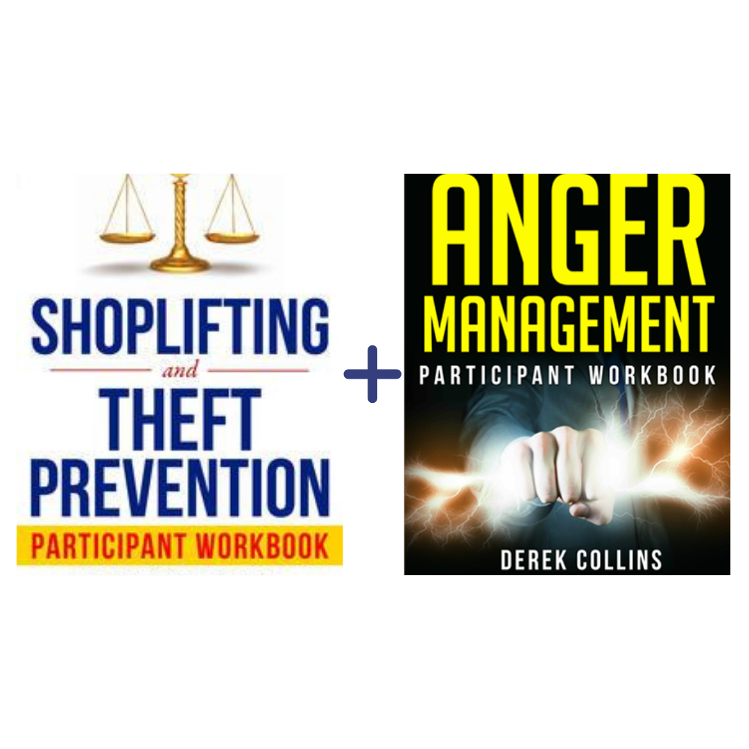 Shoplifting + Anger Management Workbook Bundle